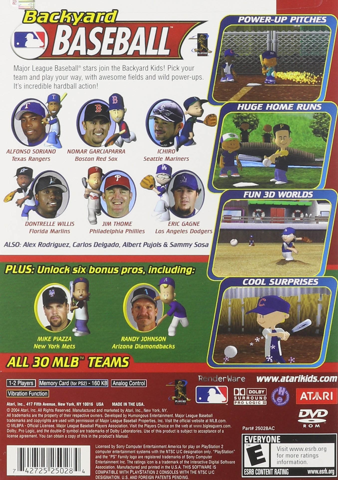 Backyard Baseball - PlayStation 2 : Amazon.com.br: Esporte
